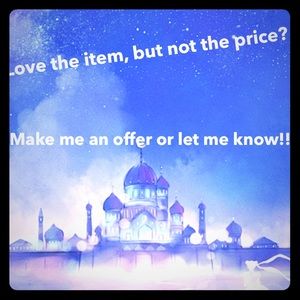 I’m willing to accept any legitimate offer!